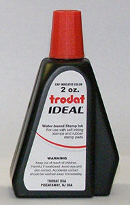 New RED 2oz Trodat Ideal self inking stamp refill