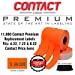 Contact Price Gun Replacement Labels - Orange Pricing Labels for Contact 6.22, 7.22 and 8.22 Price Guns. 1-Sleeve Includes, 9-Rolls (11,000 Labels) and 1 Premium Ink Roller