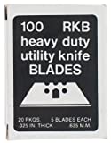 Allway Tools RKB100 3 Notch Utility Knife Blades 100 Count