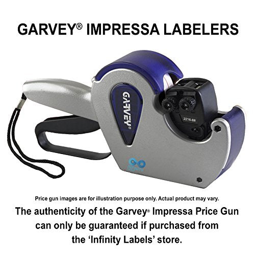 Impressa Price Guns [4 Labeler Value Pack]: 1812-6 Layout #1601 [ONE LINE]